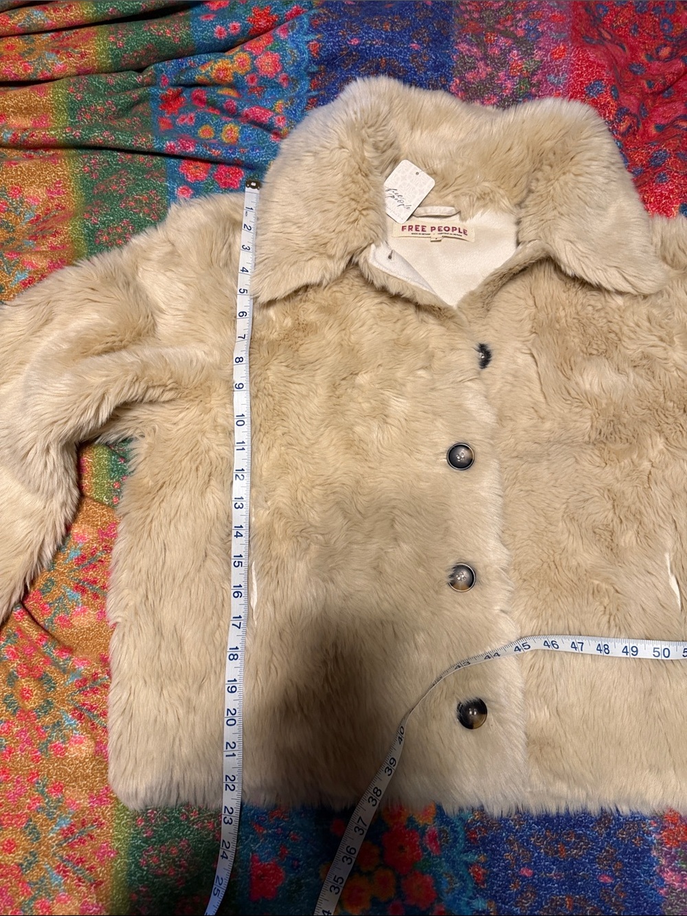 Free People Alice Throw On Faux Fur Jacket - Picture 10 of 11